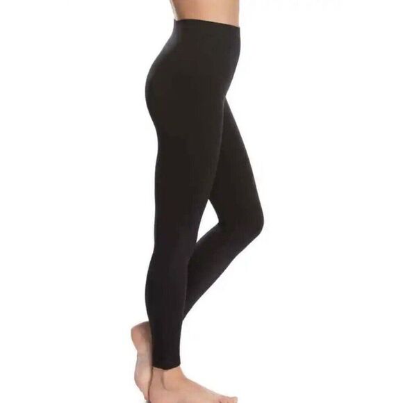 Spanx Womens Size L Black Look At Me Now Seamless Pull On Compression Leggings - Picture 4 of 16